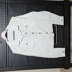 White Ripped Jean Jacket